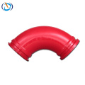 Wear resistant DN150/6 double wall elbow price